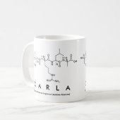 Tasse de nom de peptide de Carla (Devant gauche)
