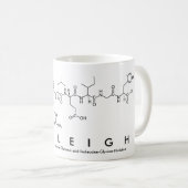 Tasse de nom de peptide de Carleigh (Devant droit)