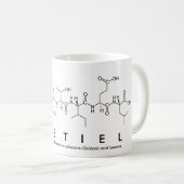 Tasse de nom de peptide de Castiel (Devant droit)
