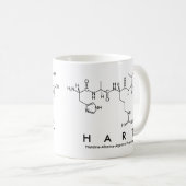 Tasse de nom de peptide de cerf (Devant droit)