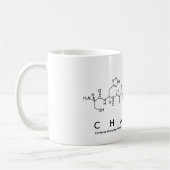 Tasse de nom de peptide de Charlie (Gauche)