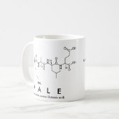Tasse de nom de peptide de chou frisé (Devant gauche)