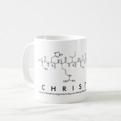Tasse de nom de peptide de Christina (Devant gauche)