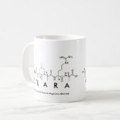 Tasse de nom de peptide de Clara (Devant gauche)