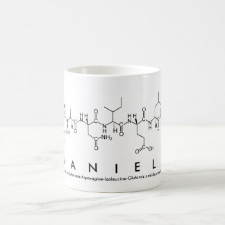 Tasse de nom de peptide de Daniela