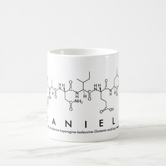 Tasse de nom de peptide de Daniela (Centre)
