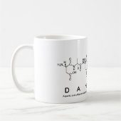Tasse de nom de peptide de Daniela (Gauche)