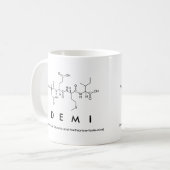 Tasse de nom de peptide de Demi (Devant gauche)