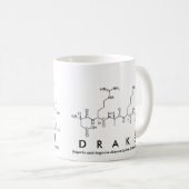 Tasse de nom de peptide de Drake (Devant droit)