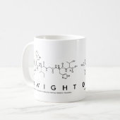 Tasse de nom de peptide de Dwight (Devant gauche)