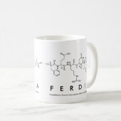 Tasse de nom de peptide de Ferdia (Devant droit)