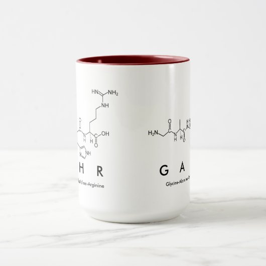 Tasse de nom de peptide de Gahr (Centre)