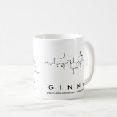 Tasse de nom de peptide de Ginny (Devant droit)