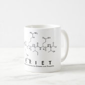 Tasse de nom de peptide de Harriet (Devant droit)