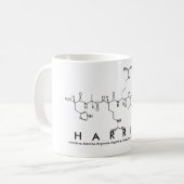 Tasse de nom de peptide de Harriet (Devant gauche)