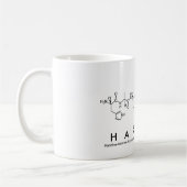 Tasse de nom de peptide de Harriet (Gauche)