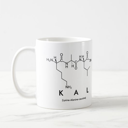Tasse de nom de peptide de Kal (Gauche)