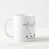 Tasse de nom de peptide de Karinna (Gauche)