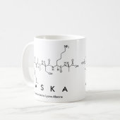 Tasse de nom de peptide de Kaska (Devant gauche)