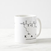 Tasse de nom de peptide de KAT (Devant droit)
