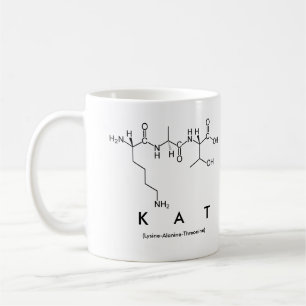 Tasse de nom de peptide de KAT