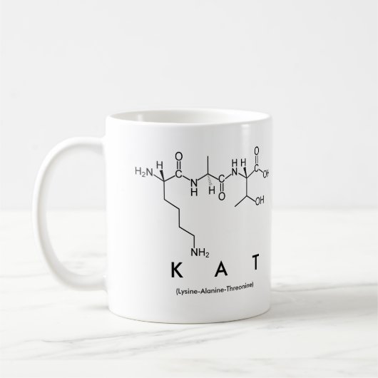 Tasse de nom de peptide de KAT (Gauche)