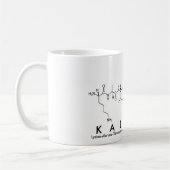 Tasse de nom de peptide de Katrina (Gauche)