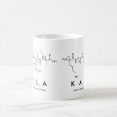 Tasse de nom de peptide de Kayla (Centre)