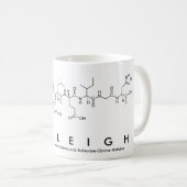 Tasse de nom de peptide de Kayleigh (Devant droit)