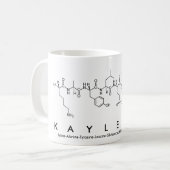 Tasse de nom de peptide de Kayleigh (Devant gauche)