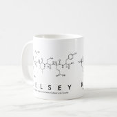 Tasse de nom de peptide de Kelsey (Devant gauche)