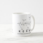 Tasse de nom de peptide de Kerri (Devant droit)