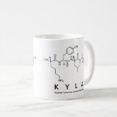 Tasse de nom de peptide de Kyla (Devant droit)