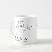 Tasse de nom de peptide de Kyla (Devant gauche)