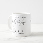Tasse de nom de peptide de Kyle (Devant gauche)