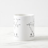 Tasse de nom de peptide de Kyle (Centre)