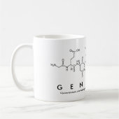 Tasse de nom de peptide de la génétique (Gauche)