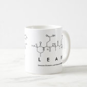 Tasse de nom de peptide de Leah (Devant droit)