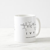 Tasse de nom de peptide de lierre (Devant droit)
