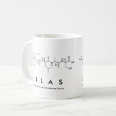 Tasse de nom de peptide de Lilas (Devant gauche)