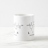 Tasse de nom de peptide de Lisa (Centre)