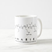 Tasse de nom de peptide de Lisa-Marie (Devant droit)