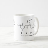 Tasse de nom de peptide de Lynn (Devant droit)