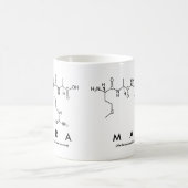 Tasse de nom de peptide de Mara (Centre)