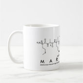 Tasse de nom de peptide de Marianne (Gauche)