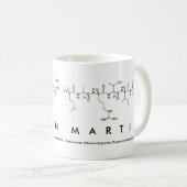 Tasse de nom de peptide de Martin (Devant droit)