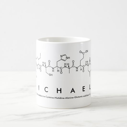 Tasse de nom de peptide de Michael (Centre)