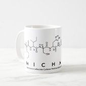 Tasse de nom de peptide de Michaela (Devant gauche)