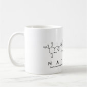 Tasse de nom de peptide de Natalia (Gauche)