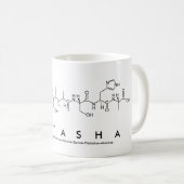 Tasse de nom de peptide de Natasha (Devant droit)